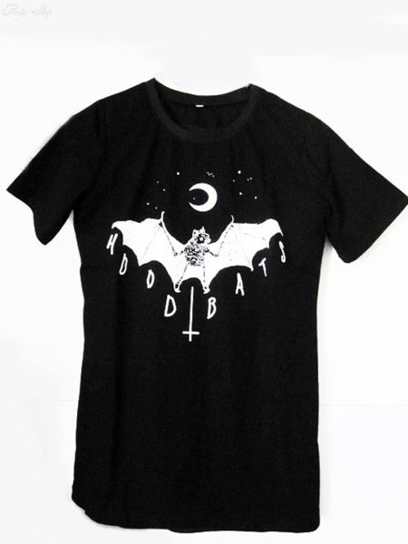 Gothic T-Shirt "Hood Bat's" for Girl and Boy